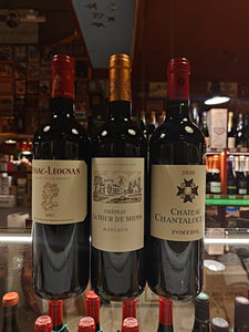 Selección 3 vinos de Bordeaux tinto