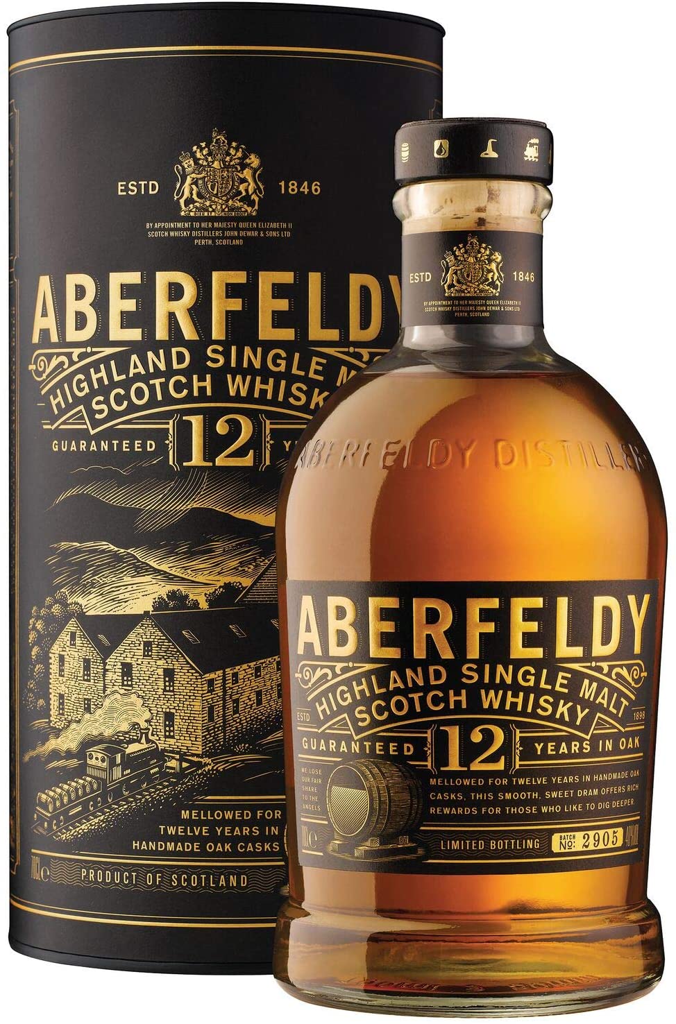 Aberfeldy 12 years old Malt 70 cl.