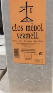 Bag in Box -CLOS MEDOL VERMELL-Tinto 3 L-Sin sulfitos añadidos-