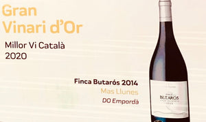 Finca Butarós (Empordà) Millor vi negre Català -Premis Vinari 2020-