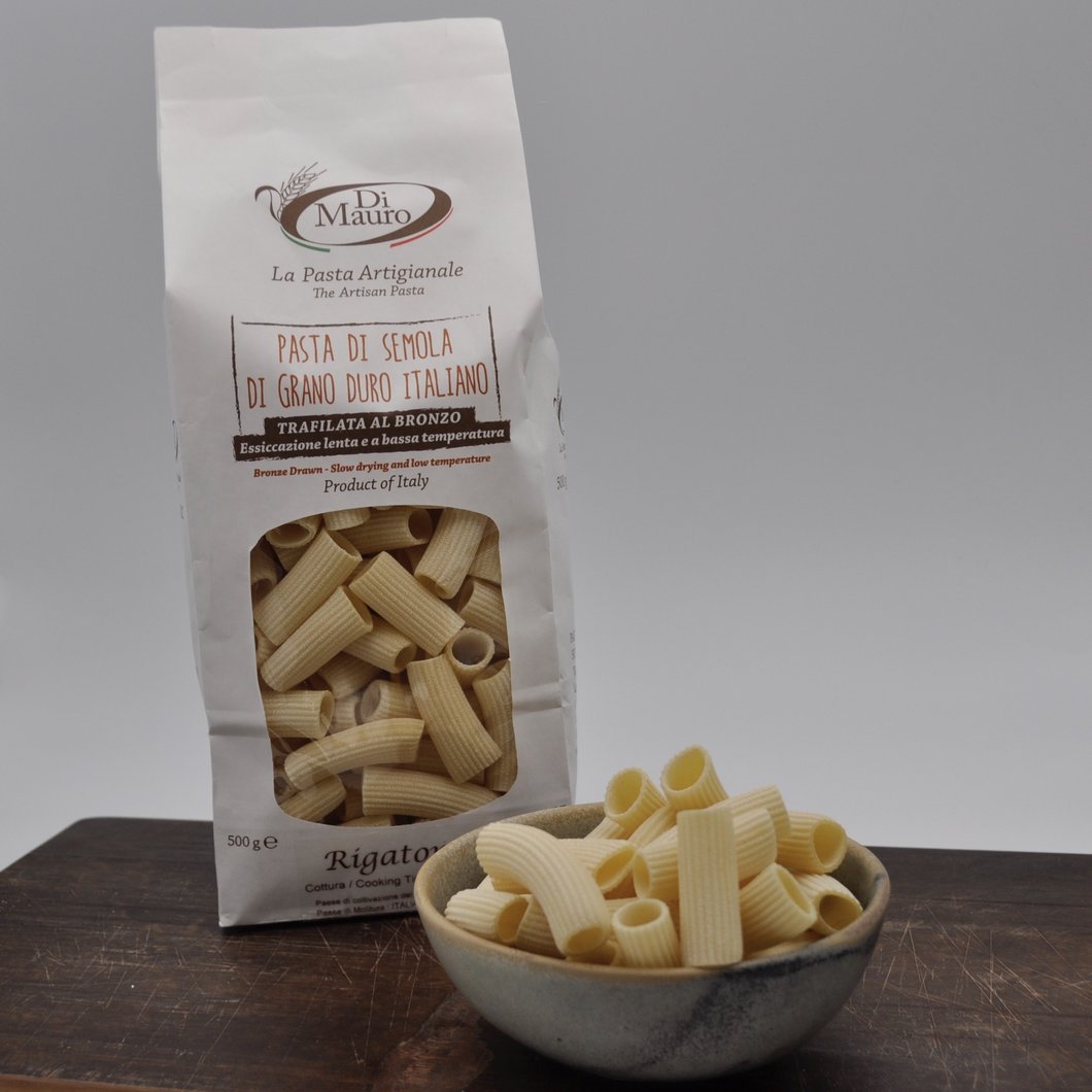 Rigatoni 500 gr (pasta seca de grano duro)