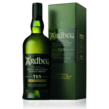 Whisky Ardbeg 10 años