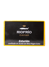 Load image in gallery viewer, Sturgeon "Riofrío Caviar" confit in virgin olive oil exrtra