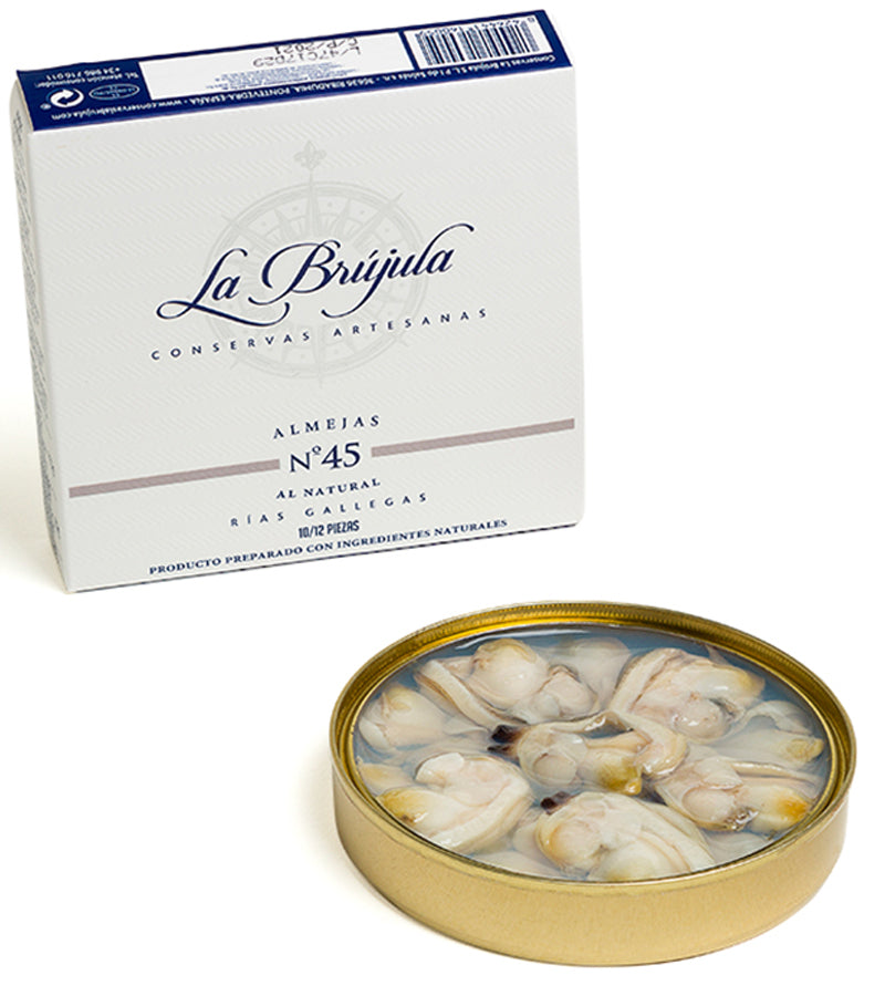 La Brújula almeja al natural 10/12