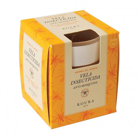 Vela Vaso Insecticida Aroma de Jazmín