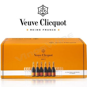 Veuve Cliquot amb 6 copes Regal